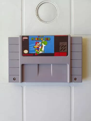 Jogo Super Mario World Original Super Nintendo Salvando Snes Mercadolivre