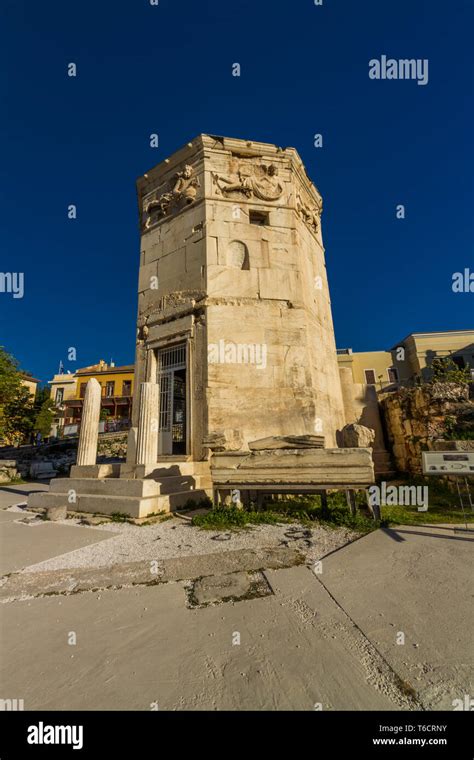 Torre De Los Vientos O El Horologion Of Andronikos Kyrrhestes En El