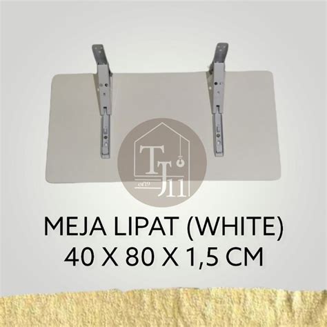 Jual Meja Lipat Fold Bracket Dinding Papan Ukuran 40 X 80 X 1 5cm FREE