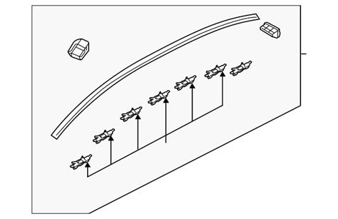 Genuine Roof Molding For Hyundai Part B