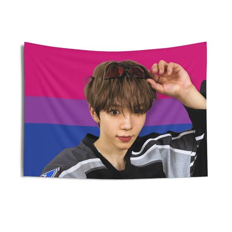 Riize Shotaro Bisexual Flag Banner Riize Members Kpop Flag Siren