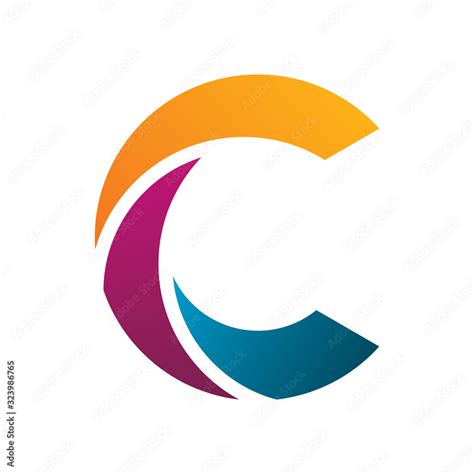 creative color letter c group logo design Stock Vector | Adobe Stock