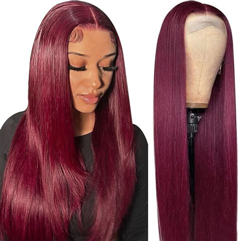 Amazon Bb Face Inch X Hd Straight Lace Front Wigs Human