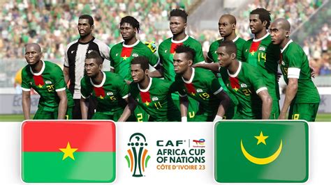 BURKINA FASO Vs MAURITANIA LIVE AFRICA CUP Of NATIONS 2023 GROUP