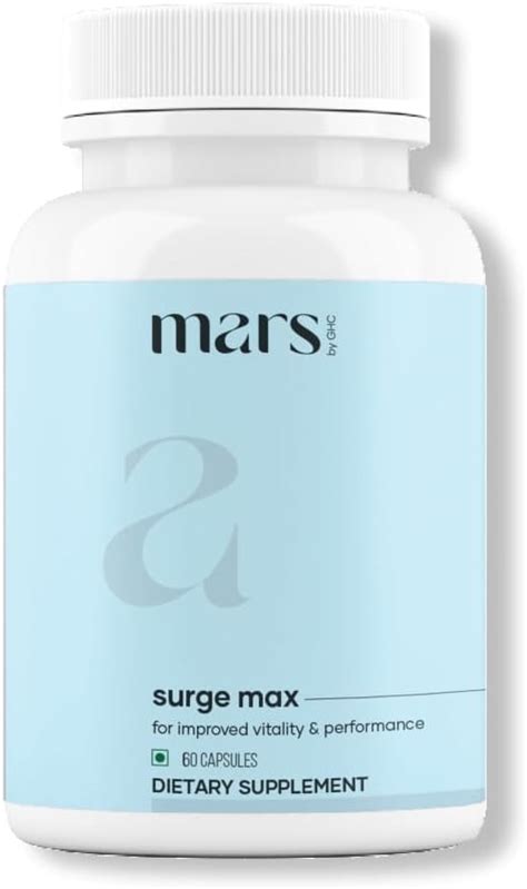 Amazon Mars By Ghc Surge Max Natural Caps N Natural