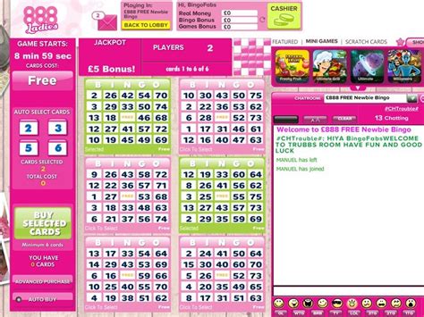 888 Ladies Bingo Review And Rating I Love Bing