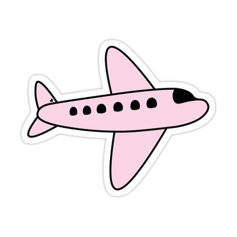 Blue Plane Aeroplane Jet Plane Airplane Sticker For Sale By Beckyddesigns Artofit