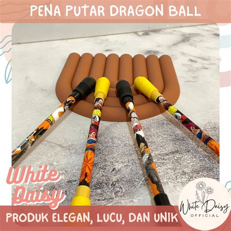 Pena Putar Magnet Dragon Ball Premium Spinning Pulpen Satuan Lusinan