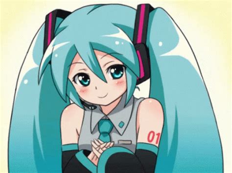 Hatsune Miku Anime GIF - Hatsune Miku Anime Blushing - Discover & Share GIFs | Anime, Fotos de ...