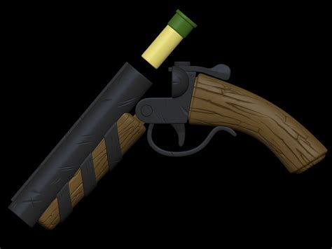 Artstation Demon Slayer Genya Short Shotgun Cosplay Swordsmith