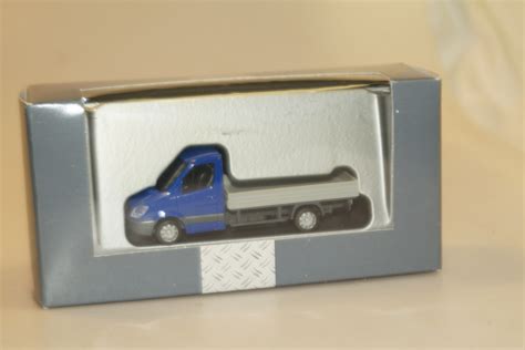 Herpa Somo Mb Sprinter Pritsche Blau Neuw Ovp Gearontologist