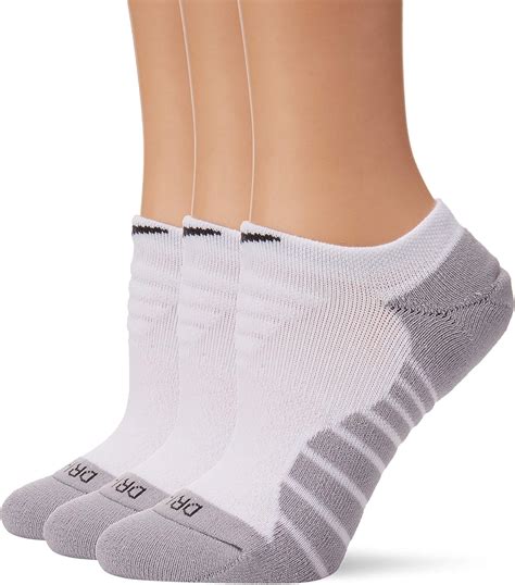 Amazon Nike Dry Cushion No Show Training Socks 3 Pair Medium