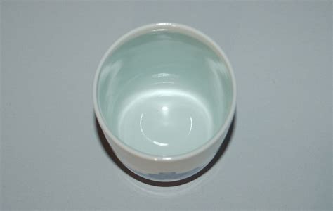 Pair Of Vintage Covered Tea Cups Blue And White Porcelain Etsy