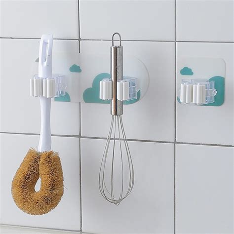 Mop Houder Cloud Wandmontage Mop Paraplu Houder Bo Grandado