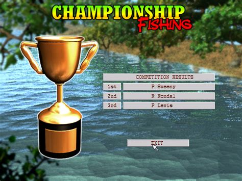 Championship Fishing Screenshots For Windows Mobygames