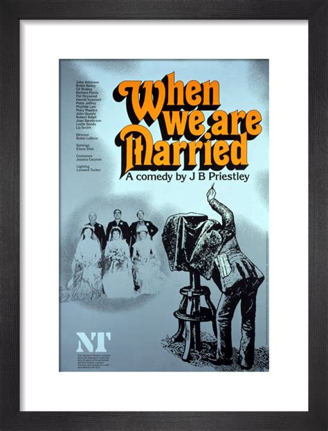 When We Are Married Custom Print National Theatre Shop