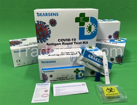 COVID 19 SARS CoV 2 Antigen Test Kit Colloidal Gold Saliva By LANNX