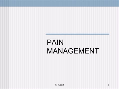 Pain Managementpptx