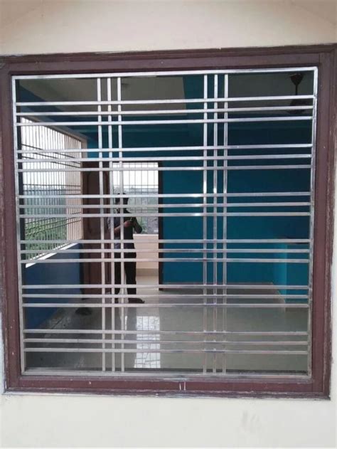 Modern Stainless Steel Window Grills For Home At Rs 350 Sq Ft In