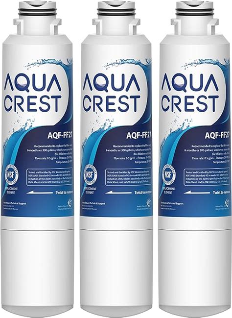 AQUA CREST AQF FF27 AQF 00020B D Refrigerator Water Filter Lead Free