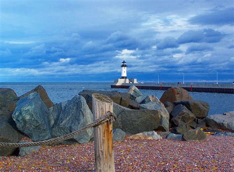 Canal Park Lighthouse Photograph by Steve Anderson