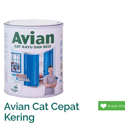 Jual Cat Minyak Kayu Dan Besi Avian Hitam Gloss Doff L L Kg