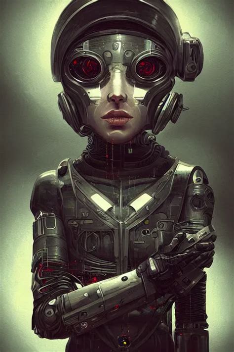 Sci Fi Illustration Babuska Android Cyborg In The Stable Diffusion