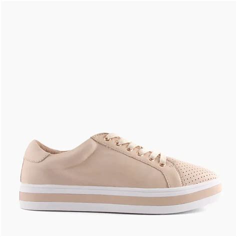 Alfie Evie Paradise Leather Sneaker Naked Sustainable Comfort Walking Shoes Casual