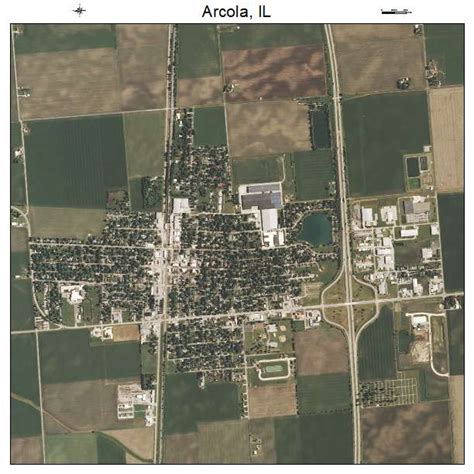 Aerial Photography Map Of Arcola Il Illinois