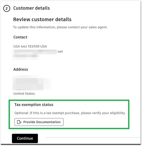 Submit Tax Exemption Certificate At Checkout For Customers In The