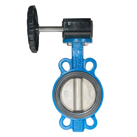 Jis K K Ansi Lb Din Pn Worm Geared To Wafer Butterfly Valve