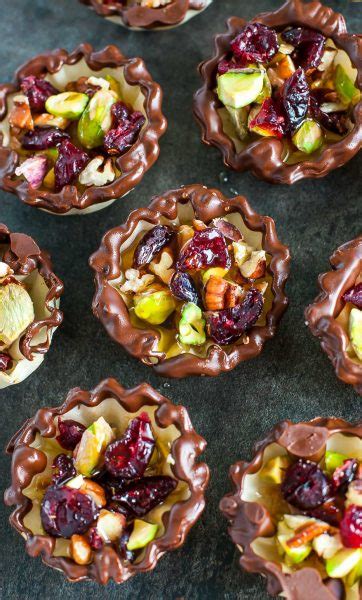 Chocolate Cranberry Phyllo Cups Recipe Peas And Crayons