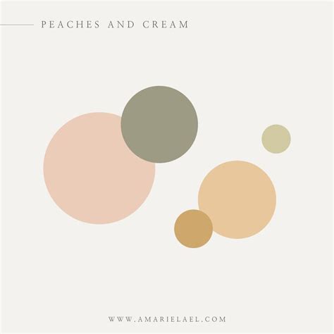 Peaches And Cream Color Palette Inspiration Peach Color Palettes