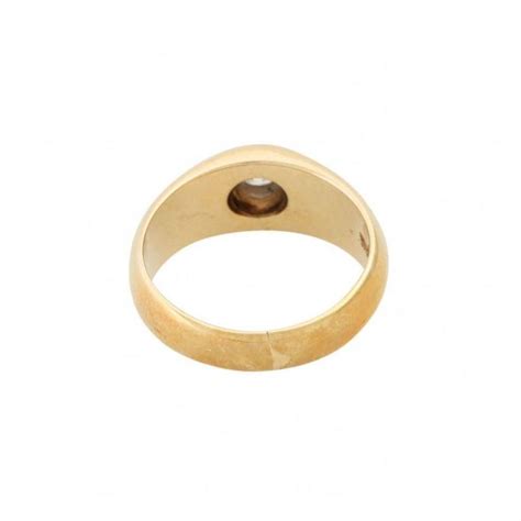 Solitaire Band Ring with Brilliant For Sale at 1stDibs