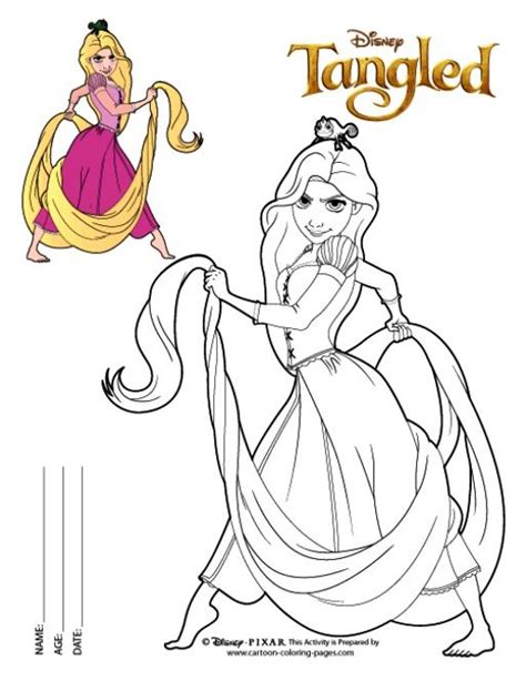 Tangled Coloring Pages Maximus