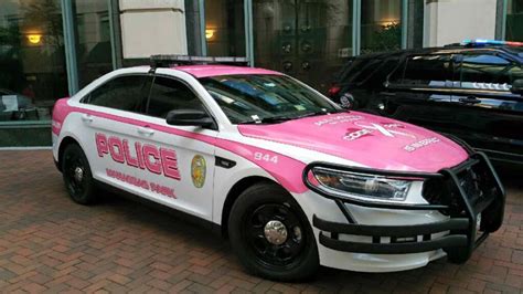 Manassas Park Police Roll Out Code Pink Cop Car For Cancer Wtop