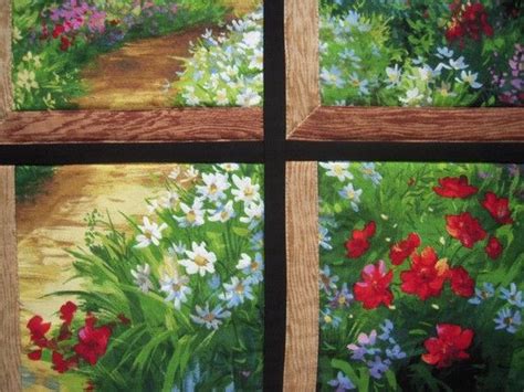 Attic Window Forest With A Path Wall Hanging Attic Window Wall Hanging Attic Window Quilts