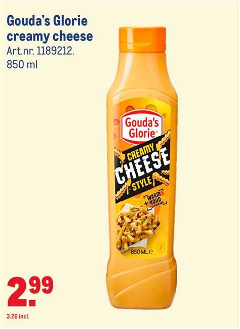 Gouda S Glorie Creamy Cheese Aanbieding Bij Makro Folders Nl