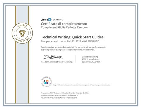 Giulia Carlotta Zamboni On Linkedin Certificate Of Completion