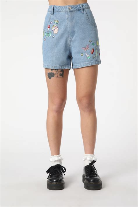 Dangerfield Scrapbook Denim Short