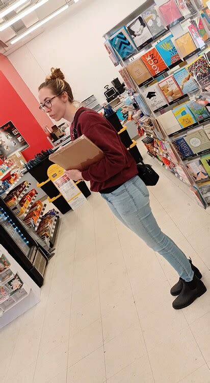 College Girl With A Nice Ass Bending Over In Jeans Oc Tight Jeans