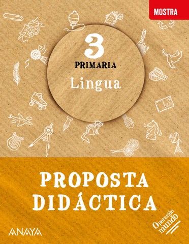 Operación mundo Lingua 3º Primaria Proposta didáctica demo by Grupo
