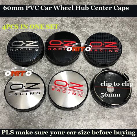 4pcs Lot Modified Car Wheel Center Caps For OZ OZ Racing Logo Badge