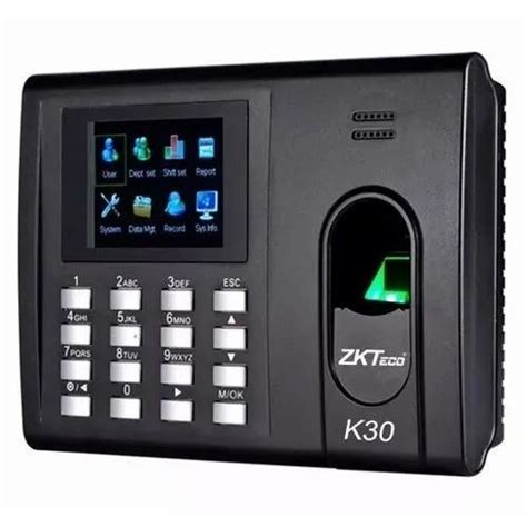 ZKTeco K30 Biometric Time Attendance System Memory Capacity 256 MB At