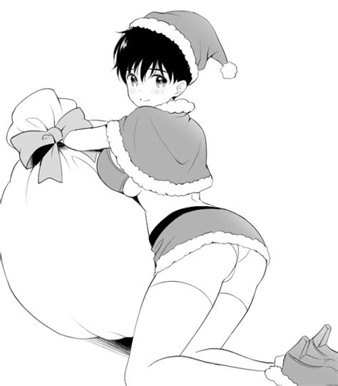 Rule 34 Christmas Outfit From Behind Katsuki Yuuri Lingerie Pin Up