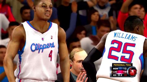 Nba 2k12 Gameplay Los Angeles Clippers Vs Memphis Grizzlies Youtube