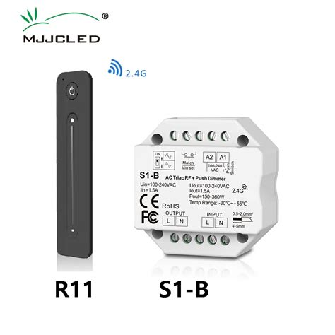 Mjjc Atenuador Led De S B V G Rf R Control Remoto T Ctil