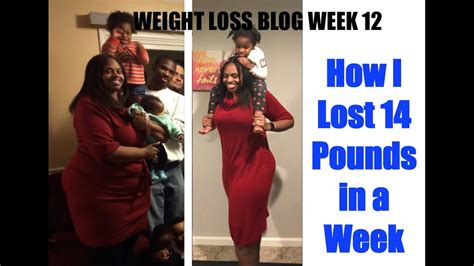 HOW I LOST 14 POUNDS IN A WEEK MY WEIGHT LOSS JOURNEY Vlog Wk 12