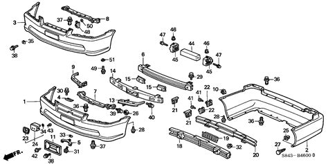 Honda Accord Face Fr Bumper Dot Body S A Zz Honda