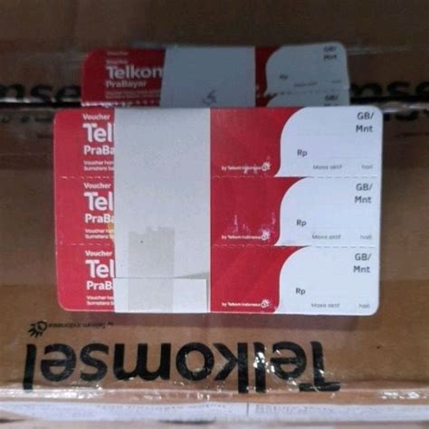 Jual Voucher Kosong Telkomsel Sumbagsel Satu Ikat Isi Sn Ex